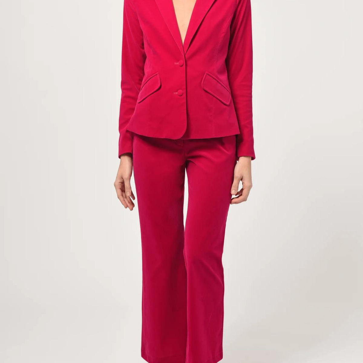 Elizabeth Velveteen Trouser main image 1