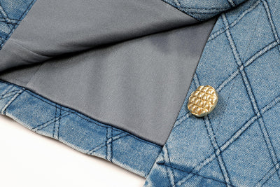 Diamond denim dress PTHALOPR Diamond denim dress PTHALOPR