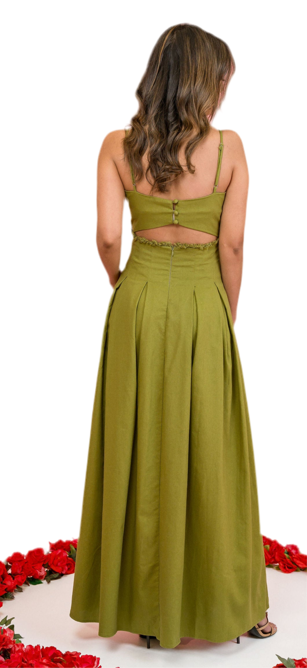 Evergreen Elegance Dress