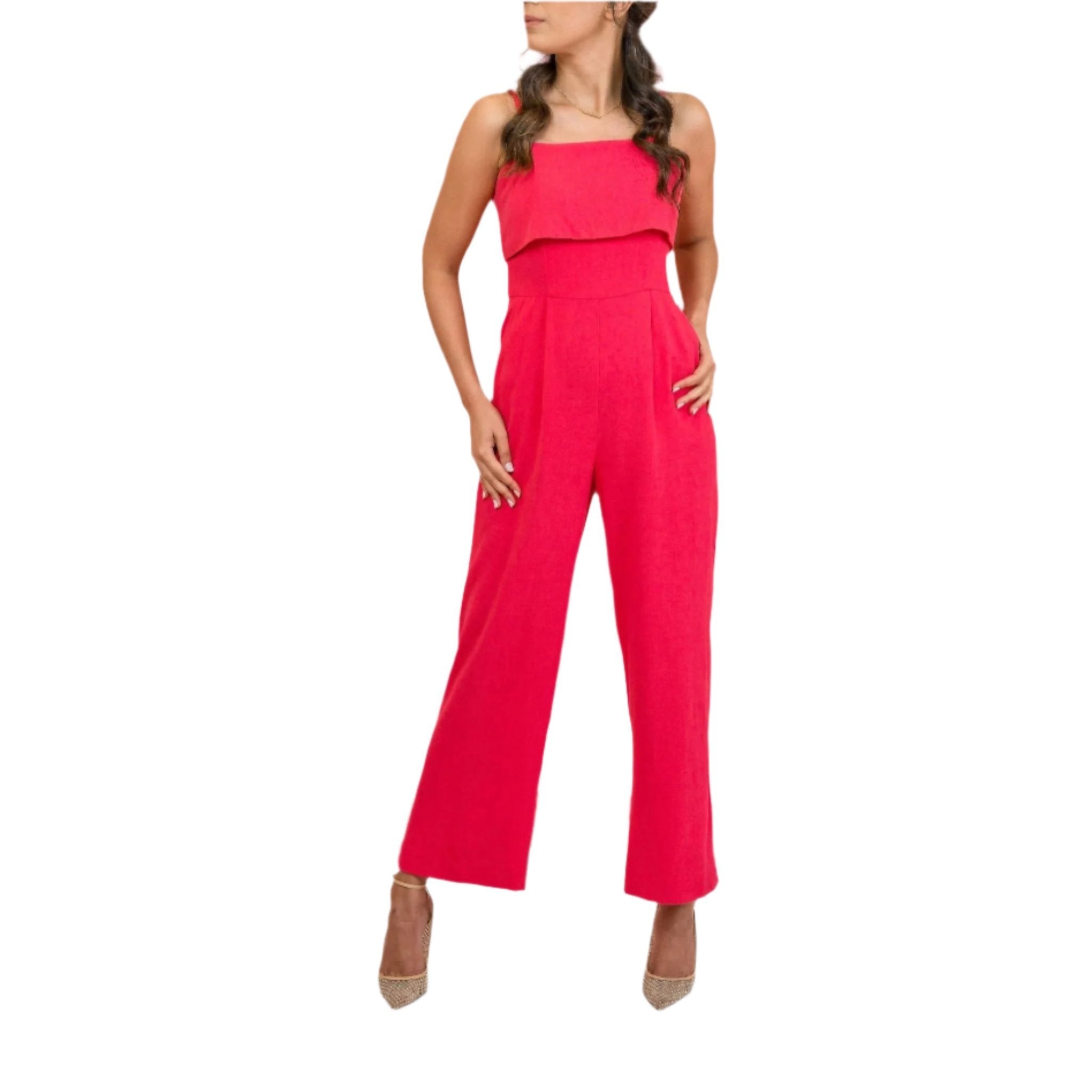 Azalea Shoulder Strap Jumpsuit