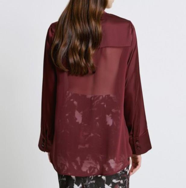 Peony long sleeves blouse