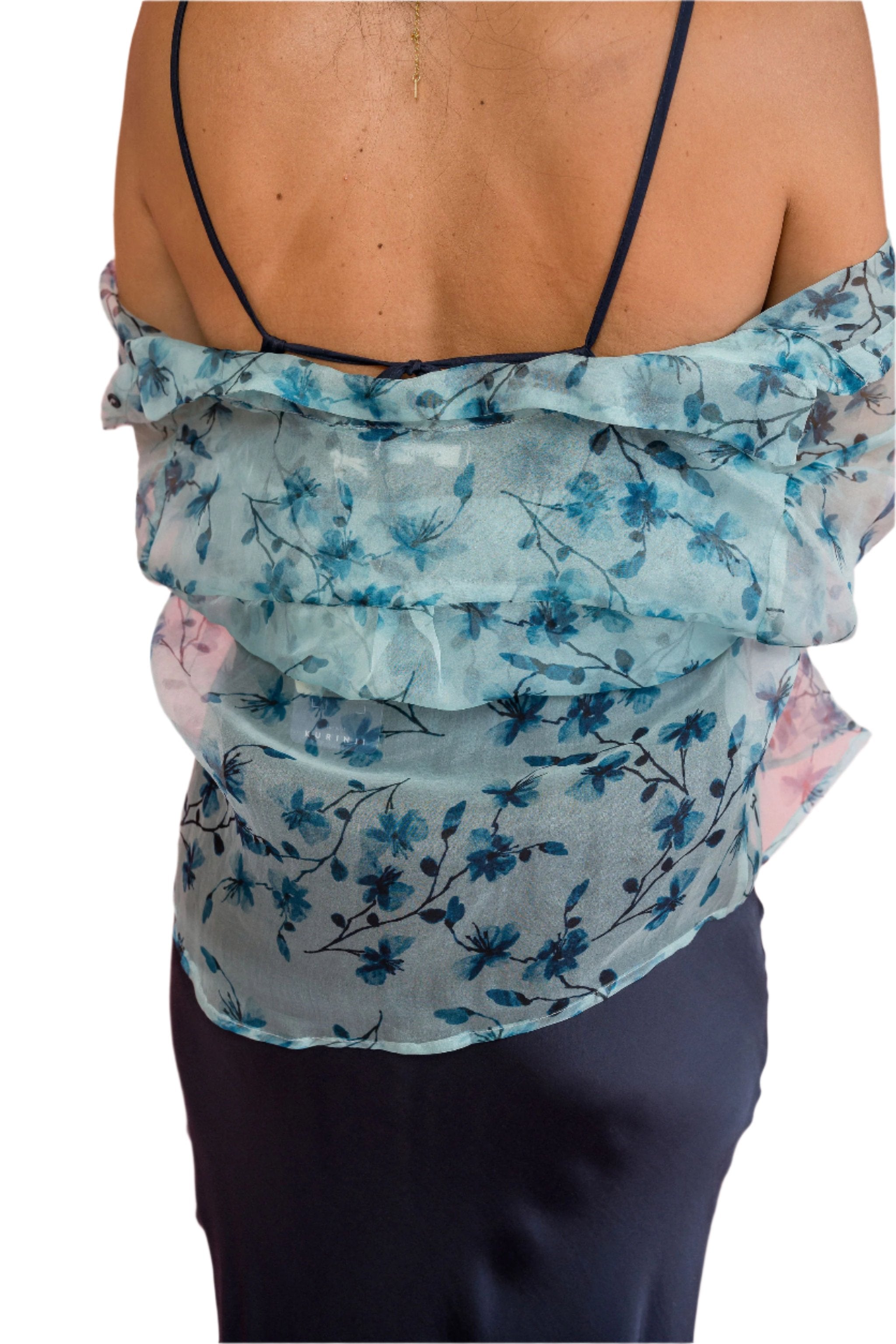 Hydrangea flower blouse Top