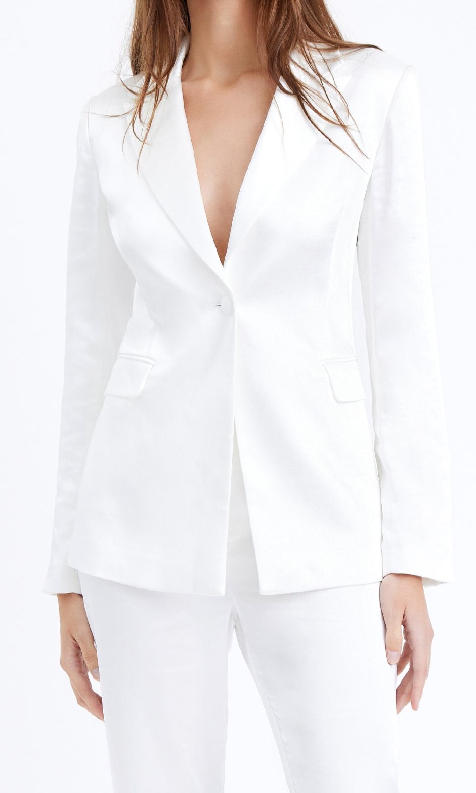 Shinna Satin Blazer Set