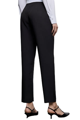 High waist pants with a zipper