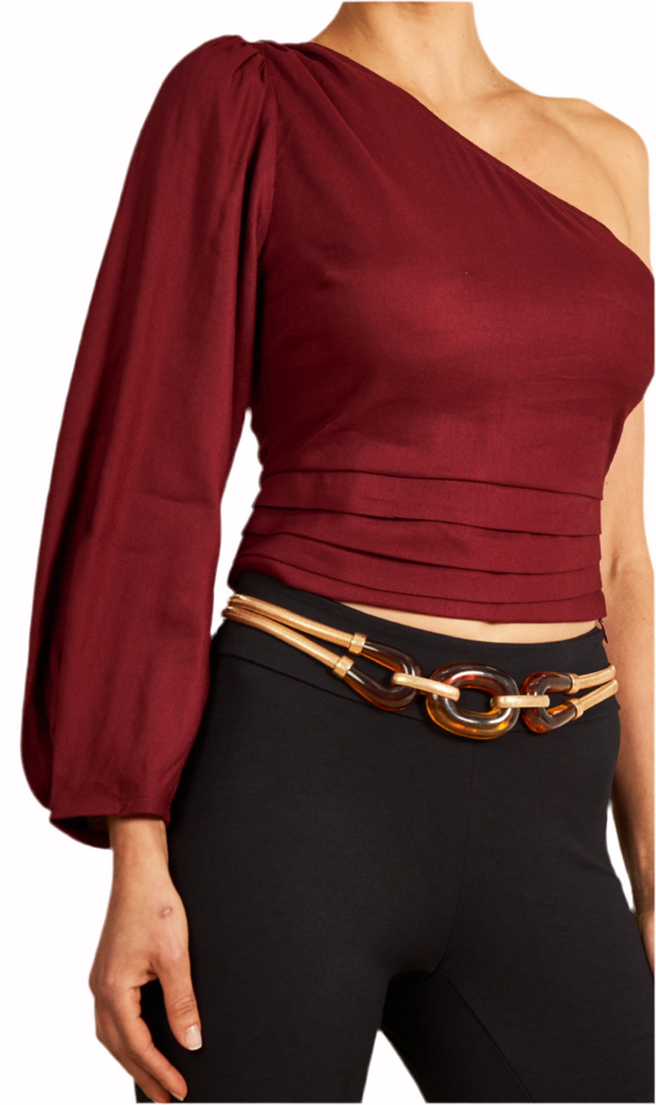 Cranberry Chic Top